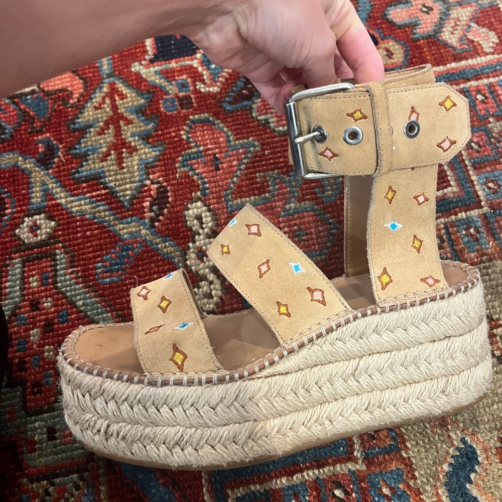 Rag & bone espadrille wedges size 36